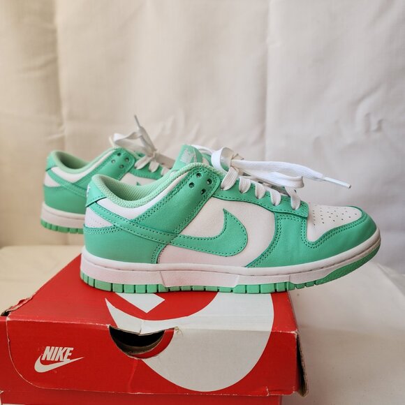Nike Dunk Low “Green Glow” 💚 | Women’s 6 | Retro. Y2K Streetwear Cool Sneakers. - Picture 11 of 16